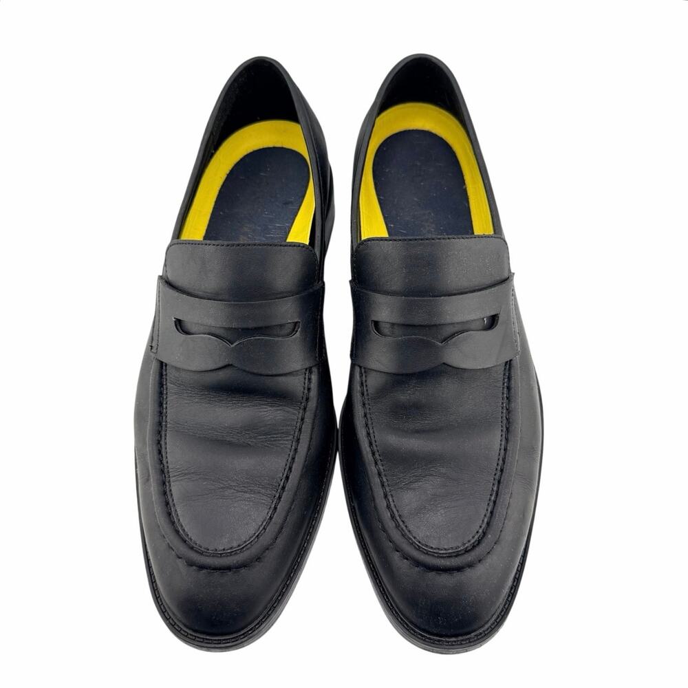 Cole Haan Hawthorne Slip-On Black Leather Penny Loafers Men's Size 7 Dress Shoes